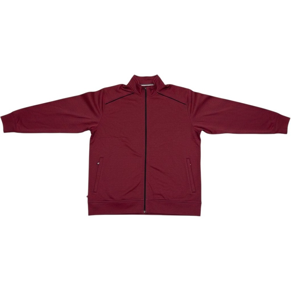 Cutter & Buck Mens XL Bordeaux Red Full Zip Track Jacket NWT Fall Football Golf